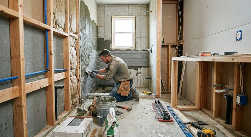 Bathroom Floor Replacement in Houston, TX