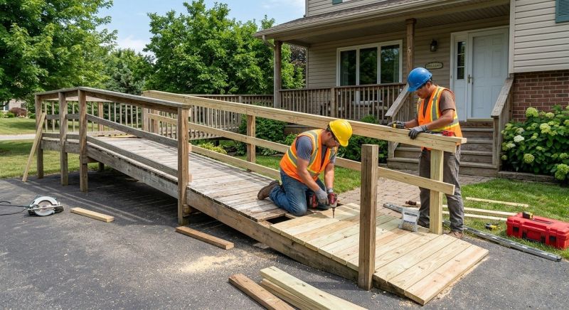 Handicap Ramp Repair in Overland Park, KS