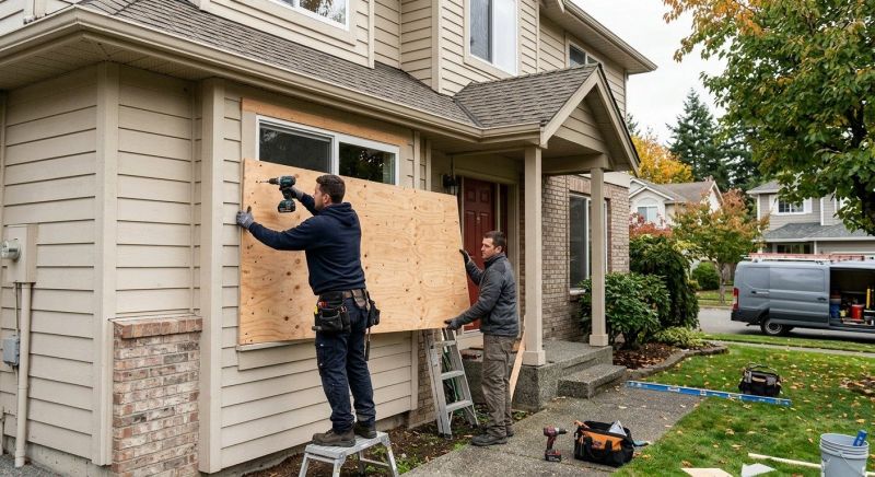 Window Boarding Service in Conroe, TX